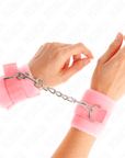 KINK - POLSINI IN PELLICCIA PER PRINCIPIANTI ROSA 30 X 7 CM - KINK WRIST RESTRAINT - Intimo per le occasioni speciali | The Game Lingerie