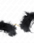 KINK - POLSINI IN PIUMA CON CATENA IN ORO MODELLO 0 - KINK WRIST RESTRAINT - Intimo per le occasioni speciali | The Game Lingerie