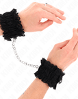 KINK - POLSO ELASTICO IN PIZZO NEGRO - KINK WRIST RESTRAINT - Intimo per le occasioni speciali | The Game Lingerie