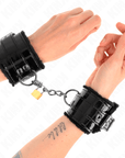 KINK - RESISTENZA DA POLSO LEGGERA CON SERRATURA IN RAME REGOLABILE 17 - 29 CM X 5,5 CM - KINK WRIST RESTRAINT - Intimo per le occasioni speciali | The Game Lingerie