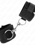 KINK - RESISTENZA DA POLSO NERA REGOLABILE 18 - 35 CM X 6 CM - KINK WRIST RESTRAINT - Intimo per le occasioni speciali | The Game Lingerie