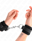 KINK - RESISTENZA DA POLSO NERA REGOLABILE 18 - 35 CM X 6 CM - KINK WRIST RESTRAINT - Intimo per le occasioni speciali | The Game Lingerie