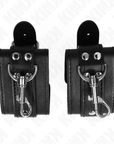 KINK - RESISTENZA DA POLSO PER DUNGEON CON CHIUSURA NERA REGOLABILE 21 - 28 CM X 5,5 CM - KINK WRIST RESTRAINT - Intimo per le occasioni speciali | The Game Lingerie