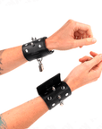 KINK - RESISTENZA DA POLSO PUNK CON PUNTE 25 X 6 CM - KINK WRIST RESTRAINT - Intimo per le occasioni speciali | The Game Lingerie