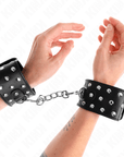 KINK - RESISTENZA DA POLSO PUNK REGOLABILE 19 - 24 CM X 5,5 CM - KINK WRIST RESTRAINT - Intimo per le occasioni speciali | The Game Lingerie