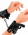 KINK - RESISTENZA DA POLSO SCANDALO DETTAGLI IN PIZZO NERO 24,5 CM X 6,5 CM - KINK WRIST RESTRAINT - Intimo per le occasioni speciali | The Game Lingerie