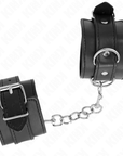 KINK - RESISTENZA DA POLSO SEMPLICE NERA REGOLABILE 20 - 23 CM X 5,5 CM - KINK WRIST RESTRAINT - Intimo per le occasioni speciali | The Game Lingerie