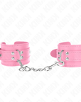 KINK - RESISTENZA DA POLSO SEMPLICE ROSA REGOLABILE 20 - 23 CM X 5,5 CM - KINK WRIST RESTRAINT - Intimo per le occasioni speciali | The Game Lingerie
