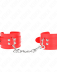 KINK - RESISTENZA DA POLSO SEMPLICE ROSSO REGOLABILE 20 - 23 CM X 5,5 CM - KINK WRIST RESTRAINT - Intimo per le occasioni speciali | The Game Lingerie