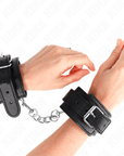KINK - RESISTENZA DA POLSO SOTTILE NERA REGOLABILE 21 - 33 CM - KINK WRIST RESTRAINT - Intimo per le occasioni speciali | The Game Lingerie