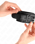KINK - RESISTENZA DA POLSO SOTTILE NERA REGOLABILE 21 - 33 CM - KINK WRIST RESTRAINT - Intimo per le occasioni speciali | The Game Lingerie