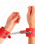 KINK - RESISTENZA DA POLSO SOTTILE ROSSO REGOLABILE 21 - 33 CM - KINK WRIST RESTRAINT - Intimo per le occasioni speciali | The Game Lingerie