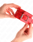KINK - RESISTENZA DA POLSO SOTTILE ROSSO REGOLABILE 21 - 33 CM - KINK WRIST RESTRAINT - Intimo per le occasioni speciali | The Game Lingerie
