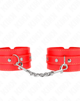 KINK - RESISTENZA DA POLSO SOTTILE ROSSO REGOLABILE 21 - 33 CM - KINK WRIST RESTRAINT - Intimo per le occasioni speciali | The Game Lingerie