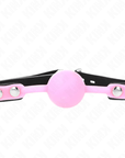 KINK - SFERA LUMINOSA IN SILICONE 4 CM GAG 60 x 2 CM - KINK COLLAR & GAG - Intimo per le occasioni speciali | The Game Lingerie