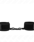 KINK - TENUTA DA POLSO IN NEOPRENE CON GANCIO E LOOP NERA REGOLABILE 22 - 34 CM - KINK WRIST RESTRAINT - Intimo per le occasioni speciali | The Game Lingerie
