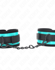 KINK - TENUTA DA POLSO IN NYLON CON GANCIO E LOOP NERO - BLU REGOLABILE 18 - 32 CM X 5 CM - KINK WRIST RESTRAINT - Intimo per le occasioni speciali | The Game Lingerie