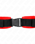 KINK - TENUTA DA POLSO IN NYLON HOOK&LOOP NERA MODELLO 1 AJDUSTABLE 25 - 35 CM X 6 CM - KINK WRIST RESTRAINT - Intimo per le occasioni speciali | The Game Lingerie