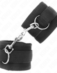 KINK - TENUTA DA POLSO IN NYLON HOOK&LOOP NERA MODELLO 2 REGOLABILE 18 - 35 CM X 6 CM - KINK WRIST RESTRAINT - Intimo per le occasioni speciali | The Game Lingerie