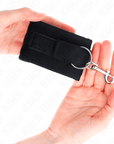 KINK - TENUTA DA POLSO IN NYLON HOOK&LOOP NERA MODELLO 2 REGOLABILE 18 - 35 CM X 6 CM - KINK WRIST RESTRAINT - Intimo per le occasioni speciali | The Game Lingerie