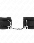 KINK - TENUTA DA POLSO IN NYLON HOOK&LOOP NERA MODELLO 2 REGOLABILE 18 - 35 CM X 6 CM - KINK WRIST RESTRAINT - Intimo per le occasioni speciali | The Game Lingerie