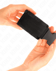 KINK - TENUTA DA POLSO IN NYLON HOOK&LOOP ROSSO - NERO MODELLO 1 REGOLABILE 25 - 35 CM X 6 CM - KINK WRIST RESTRAINT - Intimo per le occasioni speciali | The Game Lingerie