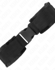 KINK - TENUTA DA POLSO IN NYLON HOOK&LOOP ROSSO - NERO MODELLO 1 REGOLABILE 25 - 35 CM X 6 CM - KINK WRIST RESTRAINT - Intimo per le occasioni speciali | The Game Lingerie