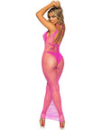 LEG AVENUE - ABITO LUNGO IN RETE FUCSIA TAGLIA UNICA - LEG AVENUE DRESSES - Intimo per le occasioni speciali | The Game Lingerie