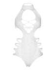 LEG AVENUE - BODY CON SPALLINE CUT OUT TAGLIA UNICA - BIANCO - LEG AVENUE BODYSTOCKINGS - Intimo per le occasioni speciali | The Game Lingerie