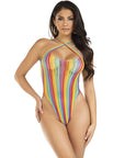 LEG AVENUE - BODY INCROCIATO MULTICOLORE - LEG AVENUE TEDDIES - Intimo per le occasioni speciali | The Game Lingerie