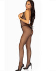 LEG AVENUE - BODYSTOCKING A RETE CON DOPPIA APERTURA - LEG AVENUE BODYSTOCKINGS - Intimo per le occasioni speciali | The Game Lingerie