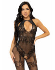 LEG AVENUE - BODYSTOCKING A RETE SENZA CUCITURE LEG AVENUE - TAGLIA UNICA - NERO - LEG AVENUE BODYSTOCKINGS - Intimo per le occasioni speciali | The Game Lingerie