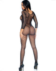 LEG AVENUE - BODYSTOCKING ANTERIORE EV - LEG AVENUE BODYSTOCKINGS - Intimo per le occasioni speciali | The Game Lingerie