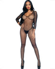 LEG AVENUE - BODYSTOCKING ANTERIORE EV - LEG AVENUE BODYSTOCKINGS - Intimo per le occasioni speciali | The Game Lingerie