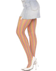 LEG AVENUE - CALZE ALL'UNCINETTO MULTICOLORE - LEG AVENUE HOSIERY - Intimo per le occasioni speciali | The Game Lingerie