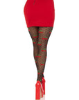 LEG AVENUE - CALZE BLACK CHERRY MOLES - LEG AVENUE HOSIERY - Intimo per le occasioni speciali | The Game Lingerie