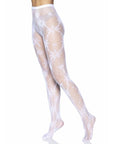 LEG AVENUE - COLLANT A RETE FIOCCO DI NEVE TAGLIA UNICA - LEG AVENUE HOSIERY - Intimo per le occasioni speciali | The Game Lingerie