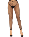LEG AVENUE - COLLANT A RETE NERO ALLA CAVIGLIA - LEG AVENUE HOSIERY - Intimo per le occasioni speciali | The Game Lingerie
