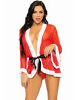 LEG AVENUE - COSTUME INTIMO SEXY NATALE BABBO NATALE ROSSO M/L - LEG AVENUE COSTUMES - Intimo per le occasioni speciali | The Game Lingerie