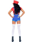 LEG AVENUE - COSTUME SEXY MARIO BROS ROSSO/BLU S - LEG AVENUE COSTUMES - Intimo per le occasioni speciali | The Game Lingerie