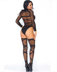 LEG AVENUE - SET 2 PEZZI CORPO E COSCIA - LEG AVENUE SETS - Intimo per le occasioni speciali | The Game Lingerie