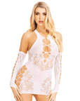LEG AVENUE - SET MINI ABITO E GUANTI BIANCO - LEG AVENUE SETS - Intimo per le occasioni speciali | The Game Lingerie