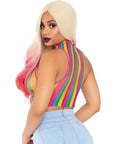 LEG AVENUE - TOP RETE MULTICOLORE - LEG AVENUE CHEMISES - Intimo per le occasioni speciali | The Game Lingerie