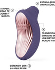 LELO - SONA 3 MASSAGGIATORE CLITORIDEO SONICO CYBER PURPLE - LELO - Intimo per le occasioni speciali | The Game Lingerie