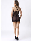 LIVCO CORSETTI FASHION - ANTONELLA LC 20203 BABYDOLL + PERIZOMA NERO S/M - LIVCO CORSETTI SETS - Intimo per le occasioni speciali | The Game Lingerie