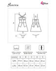 LIVCO CORSETTI FASHION - BARIRIN LC 90633 CAMICIA + PANTY NERO L/XL - LIVCO CORSETTI SETS - Intimo per le occasioni speciali | The Game Lingerie