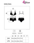 LIVCO CORSETTI FASHION - DREZNA LC 90733 REGGISENO + SLIP NERO - LIVCO CORSETTI SETS - Intimo per le occasioni speciali | The Game Lingerie