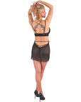 LIVCO CORSETTI FASHION - SET ORANA OAZZA BABYDOLL + PERIZOMA NERO - LIVCO CORSETTI SETS - Intimo per le occasioni speciali | The Game Lingerie