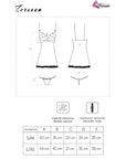 LIVCO CORSETTI FASHION - SET ZERUNAM BABYDOLL + PERIZOMA NERO - LIVCO CORSETTI SETS - Intimo per le occasioni speciali | The Game Lingerie
