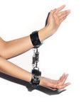 Manette in pelle nera - BÆD STORIES - The Game Lingerie